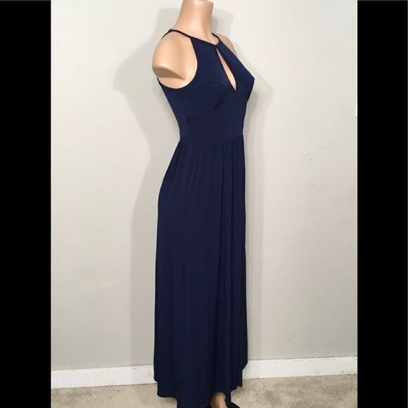 New. Michael Kors split navy maxi dress. Petite - Picture 9 of 16